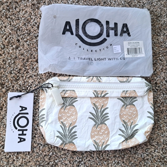 ALOHA Collection | Bags | Aloha Collection Pineapple Groove Mini Pouch ...